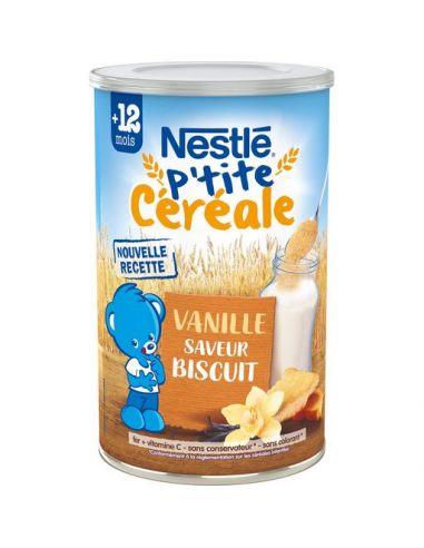 Nestle P Tite Cereale Vanille Saveur Biscuit En Poudre Des 12 Mois 400g