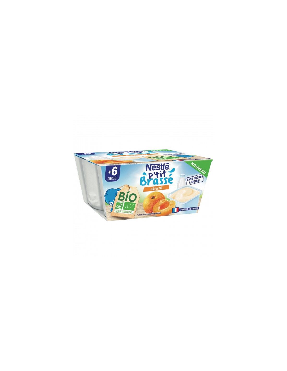 Nestle Dessert Bebe P Tit Brasse Bio Abricot Des 6mois