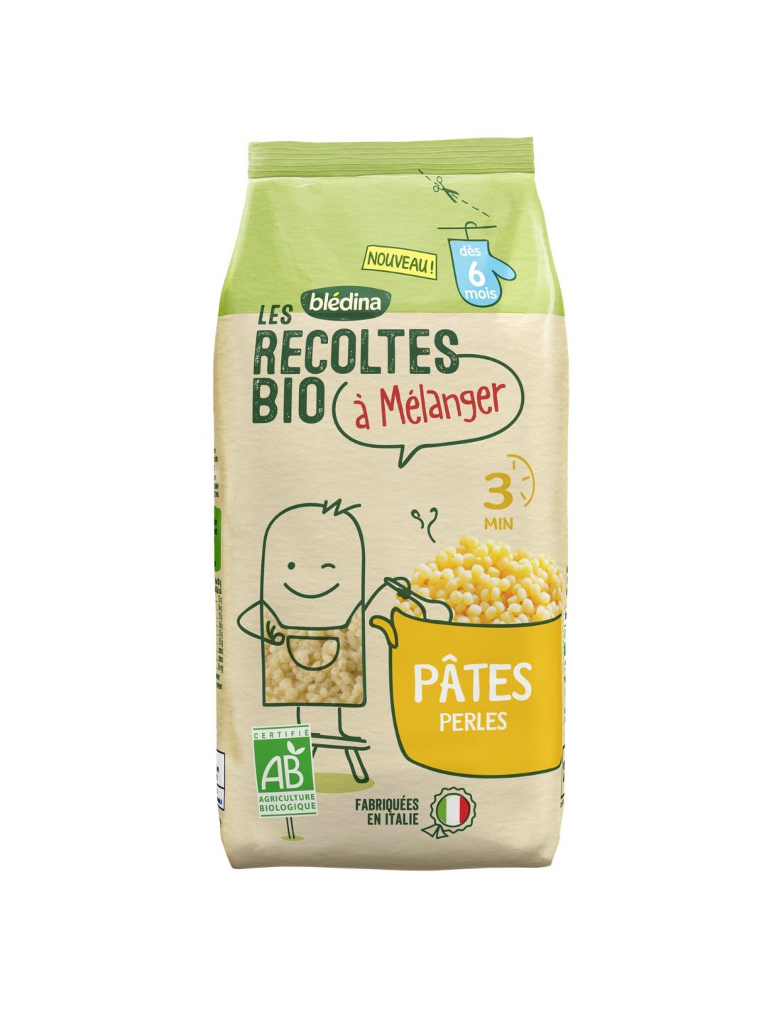 Baby food, Gamme Les Récoltes Bio de Blédina : objectif 80 %  d'ingrédients français