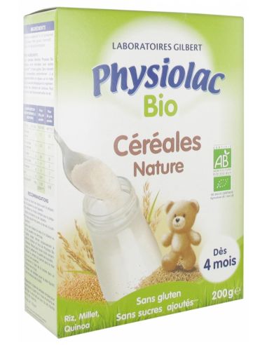 Physiolac Bio Cereales Nature Des 4 Mois 0 G